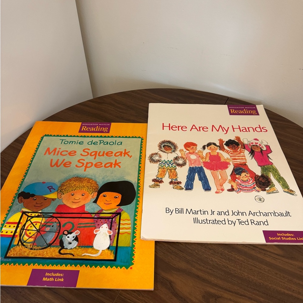 Big Books Classroom Tomie DePaola Bill Martin Mice Squeak Here Are My Hands